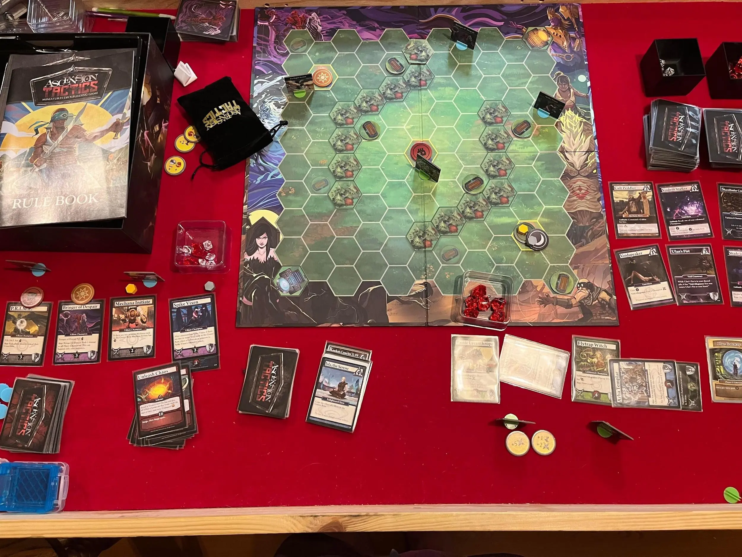 Trình tự một lượt chơi Tactical Card Game