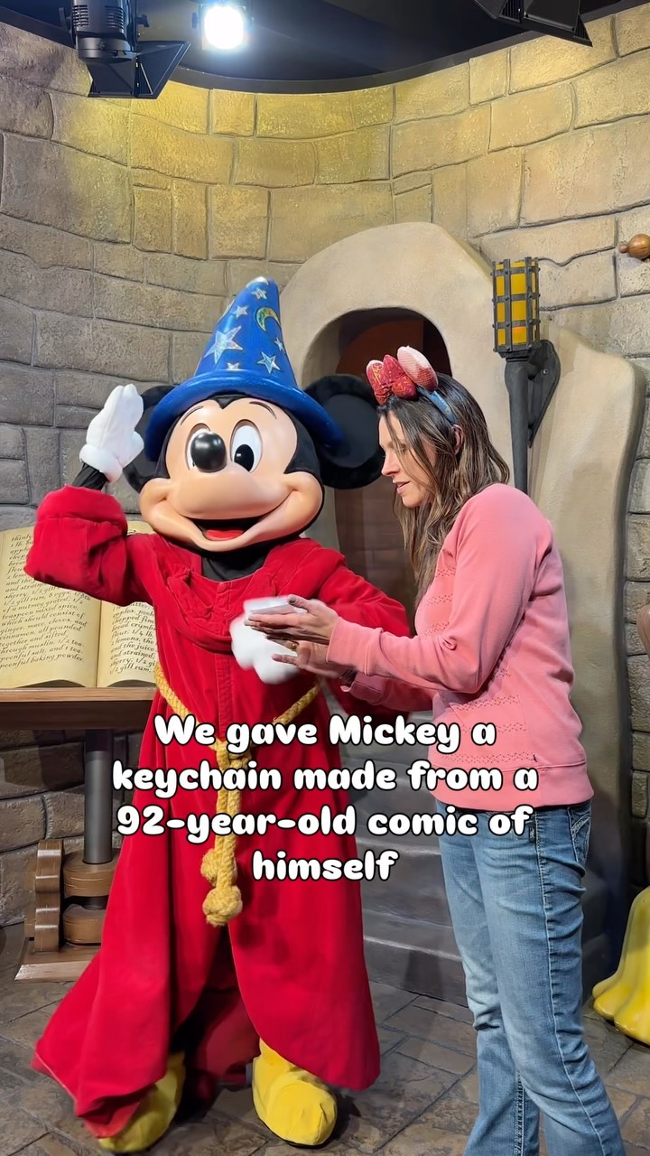 We found a damaged 1933 Mickey Mouse comic, and instead of letting that history be lost to time, we 