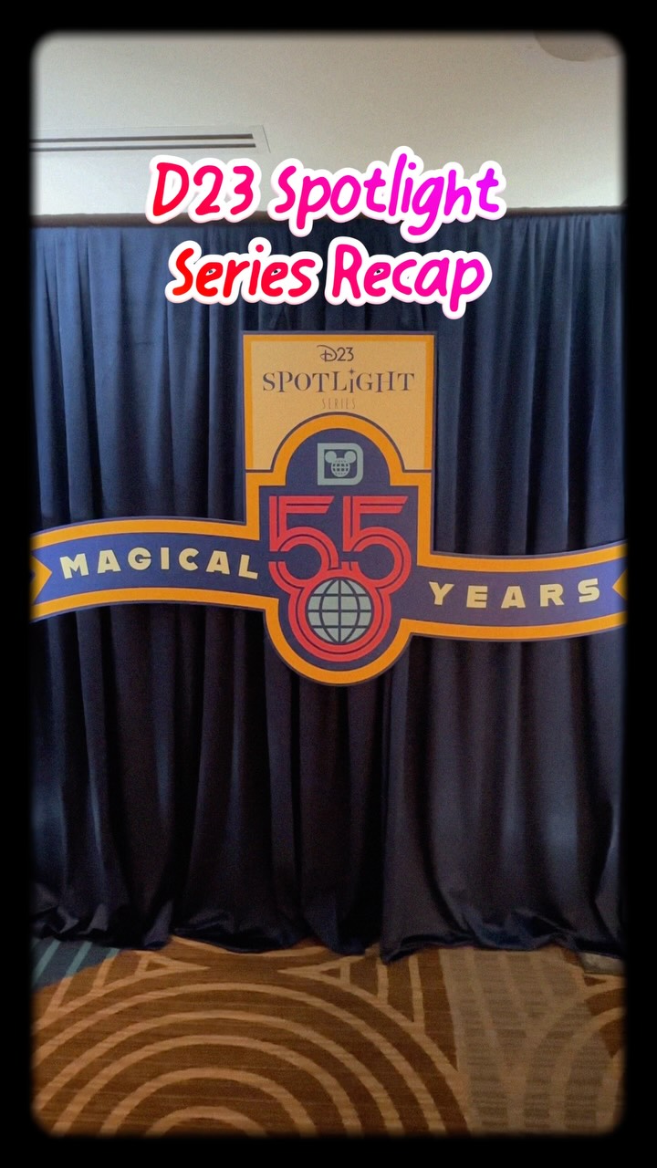 A little recap of our weekend…

We flew to Orlando to attend the D23 Spotlight Series, “55 Magical Y