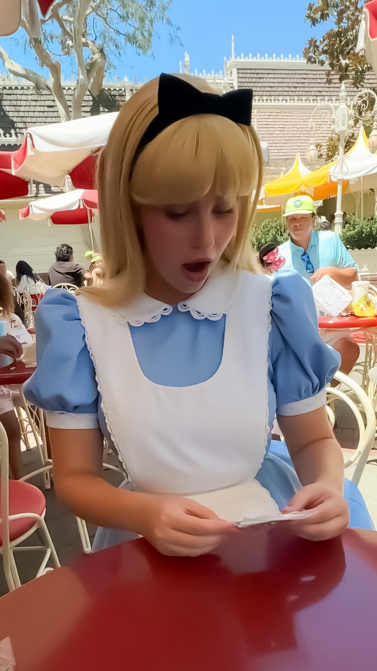 “I love this so” - Alice
We loved having Alice join our table for tea 🫖
It’s truly the characters