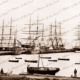 Sailing ships at Geelong Vic. Victoria c1860s