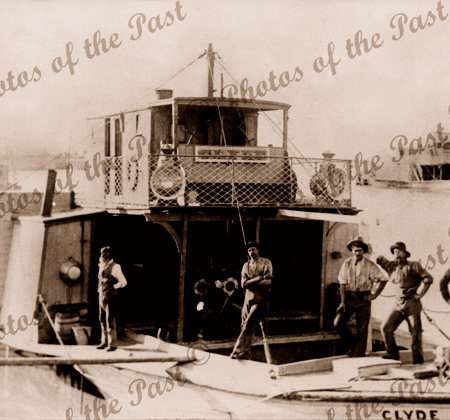 PS CLYDE c1905 paddle steamer