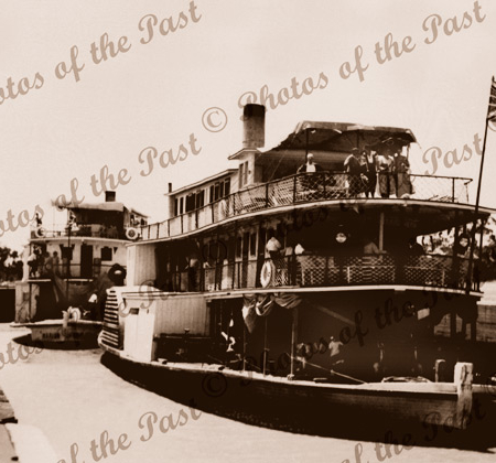 PS MARION & GEM. Paddle steamers c1930s