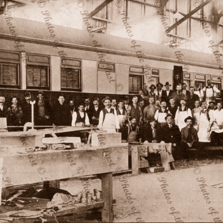 Const Royal Carriage for Prince of Wales,Pt Augusta for E-W Rail Feb 1920. South Australia, train