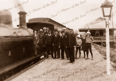 First train from Adelaide to Brighton SA, Nov 24 1913. South Australia