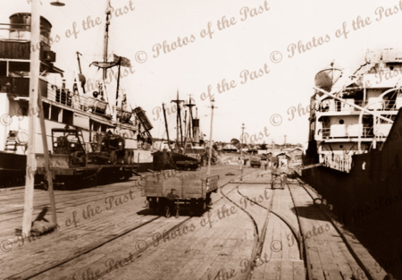 Port Lincoln SA c1946. South Australia. Jetty. Wharves. Shipping