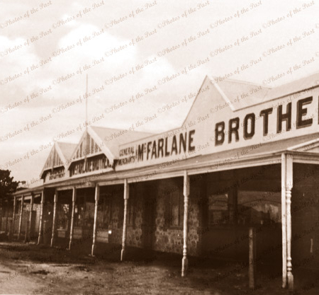 McFarlane Brothers Store, Tumby Bay, SA. 1910. South Australia
