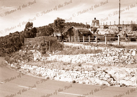 Windy Point, Mt Lofty, Belair SA, Kiosk & Camera Obscura. c1930s. South Australia