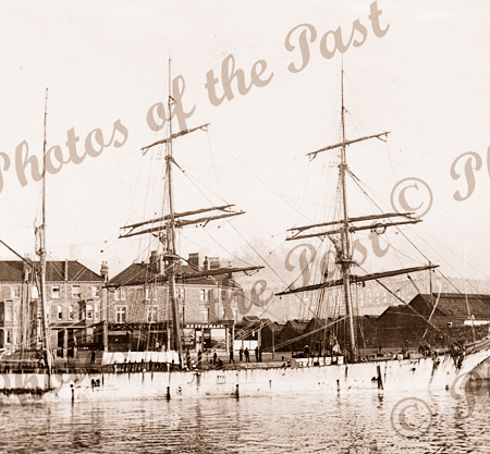 3M Barque RATHLIN ISLAND. Built 1868. Shipping