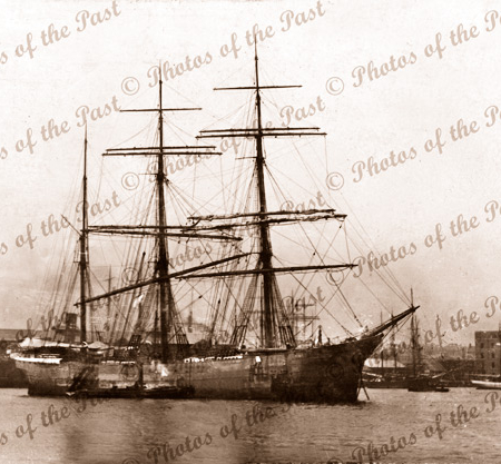 3M Barque HOMEWARD BOUND. Built 1895. Shipping