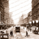 Elizabeth St looking Nth from Flinders St. Melbourne, Vic. c1900. Victoria. Brunswick. Tram