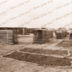 Grape drying in racks and on the ground, c1945, wine making