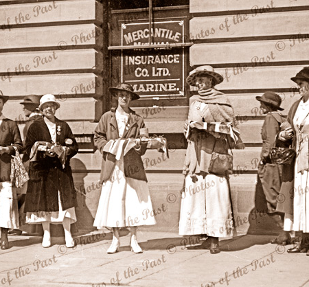 Wattle Day, Adelaide, SA. South Australia, 1918