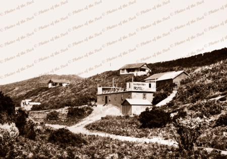 Eastern View Hotel. View from beach. Victoria. c1920s