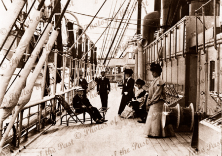 Ss Rome 1896 Prom deck SS ROME – Photos of the Past