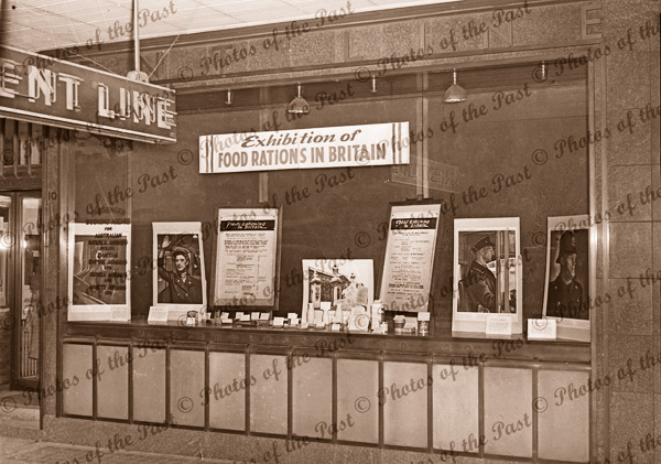 Food Rationing Line Orient Line display Food rationing – Photos of the Past