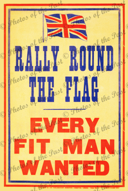 Poster Rally Round the Flag – Photos of the Past