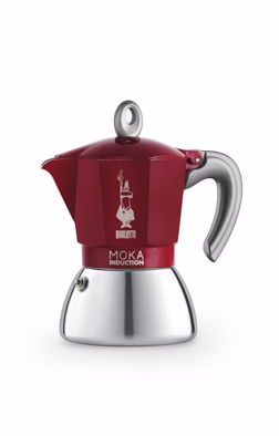 Moka Induction Koffiemaker Rood 2T