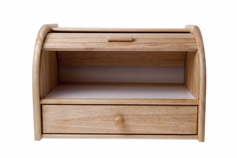 Bread Bin With Drawer 40X27Xh27Cm Wood view 2