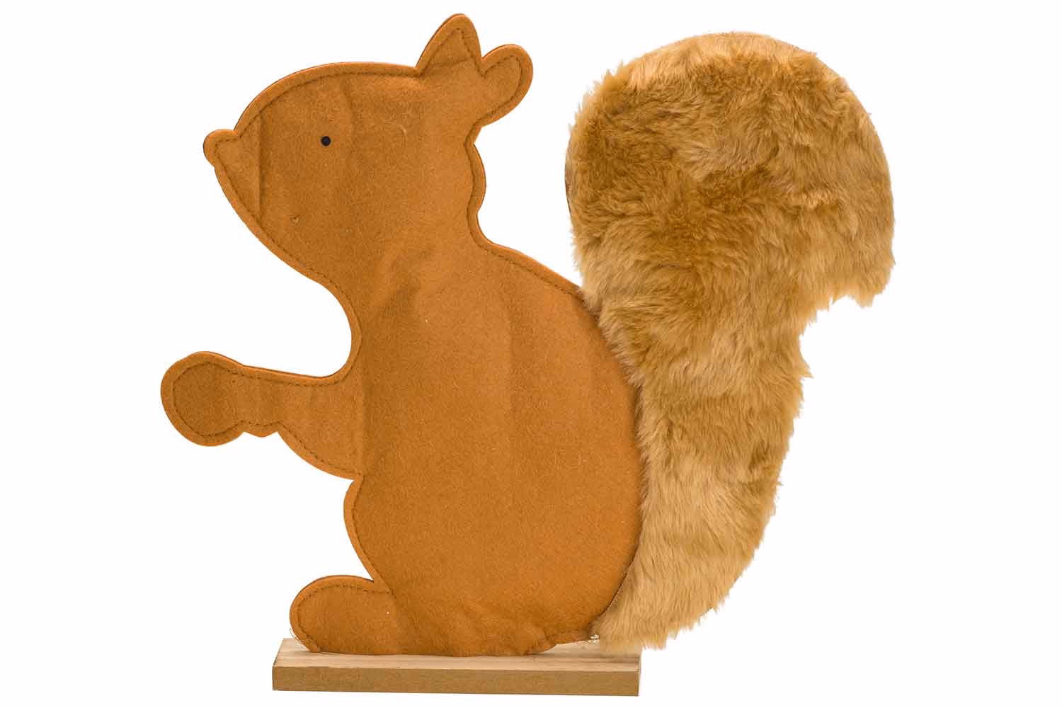 Eekhoorn Camel 34X5Xh36Cm Vilt