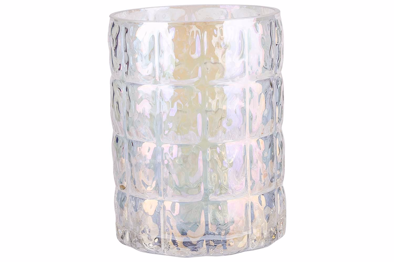 Tealight Holder Irise Transparent D10Xh13Cm Glass