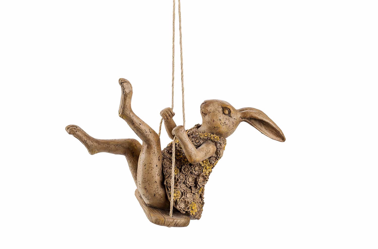 Paashaas On Swing Greige 32X14Xh21,5Cm P Olyresin