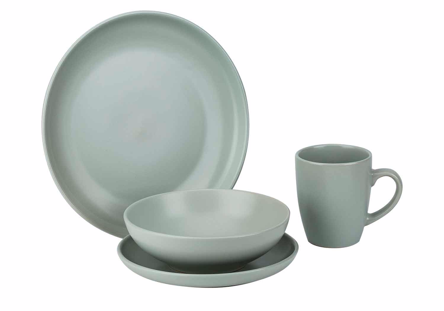 Viva Green Geschirrset 16-Teilig