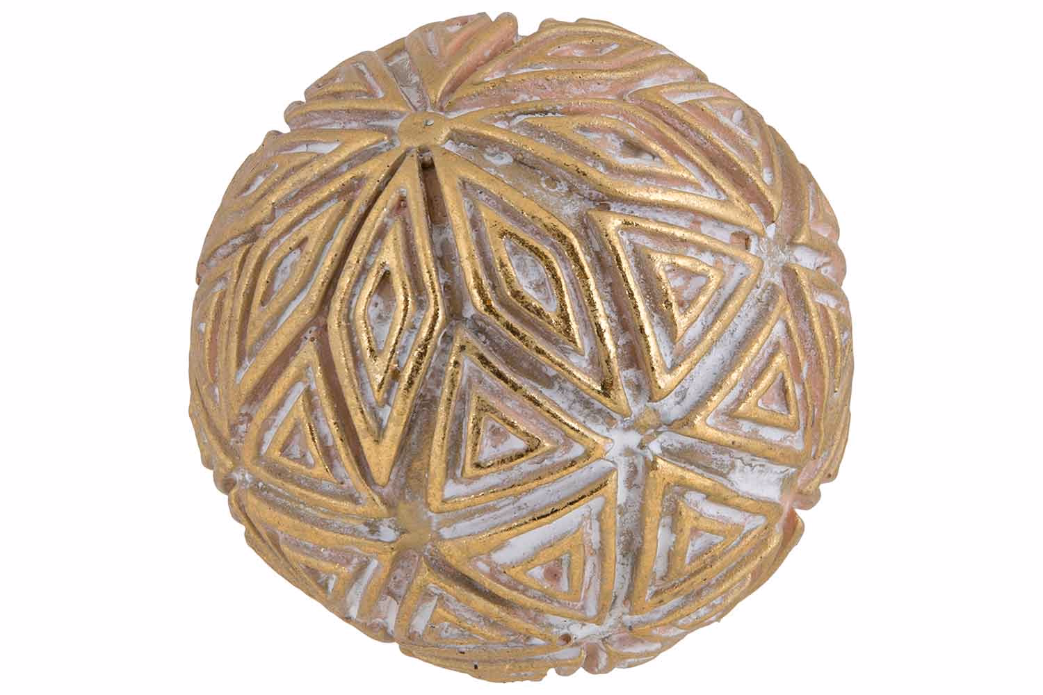 Bal Geometric Goud 115X115Xh115Cm Resin