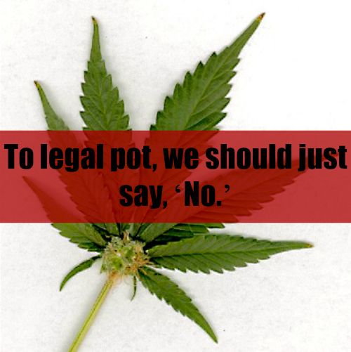 Marijuana leaf no