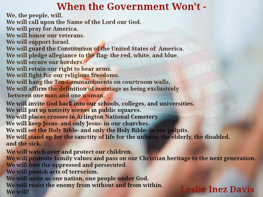 When govt wont