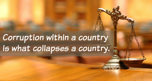 Corruption collapses