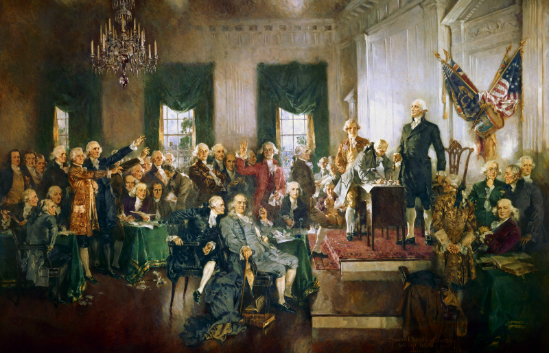 Signing constitution