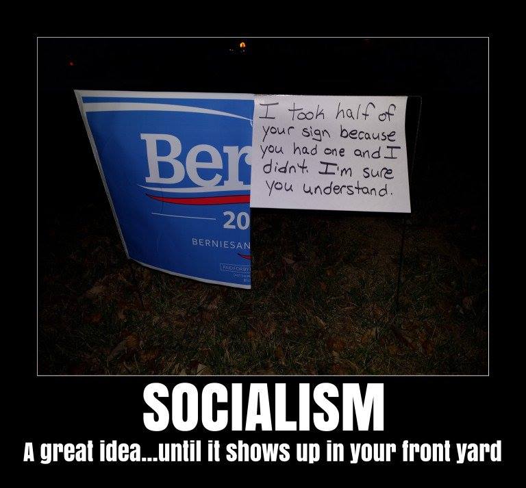 Bernie sign