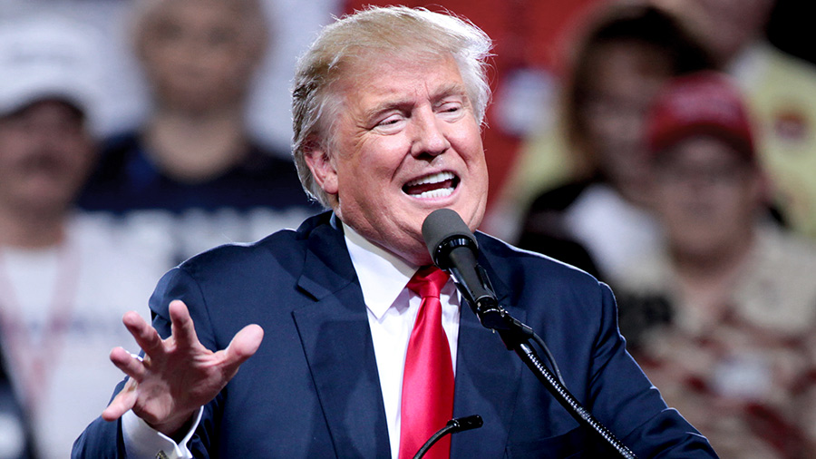 Trump rallying bussiness expectations 900