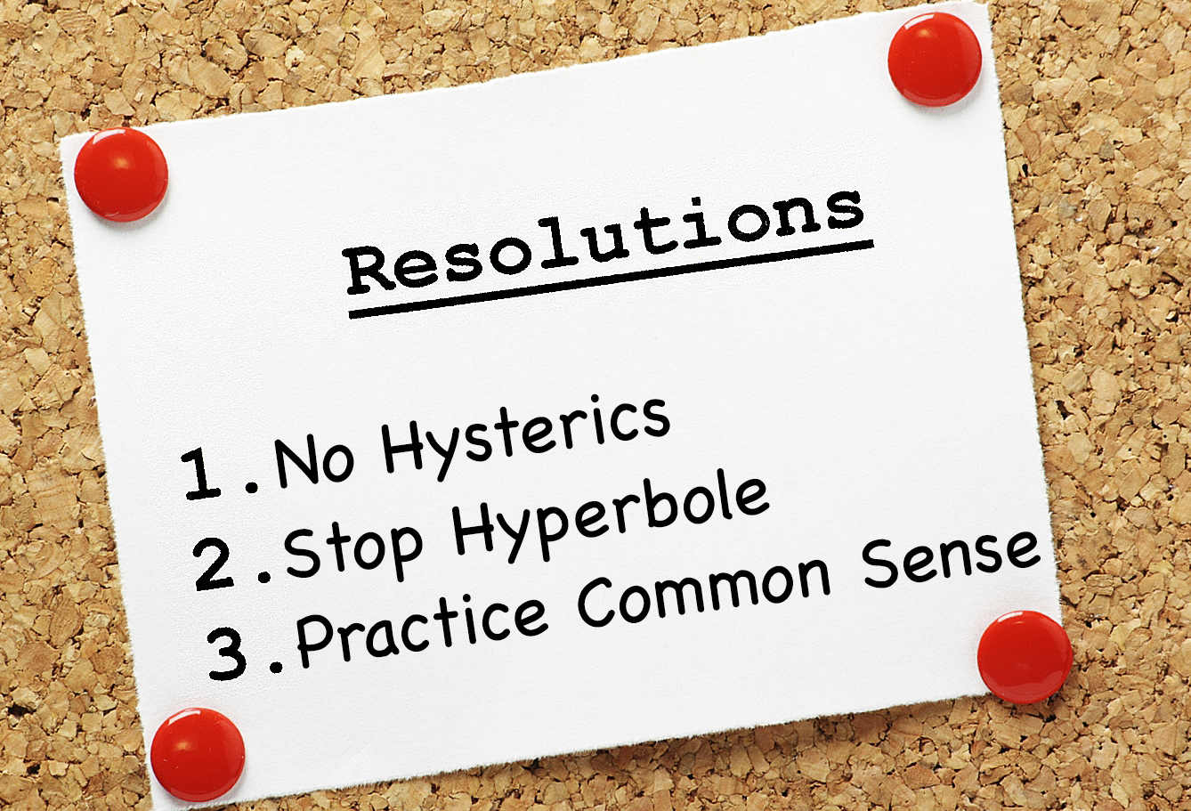 New years resolutions 1