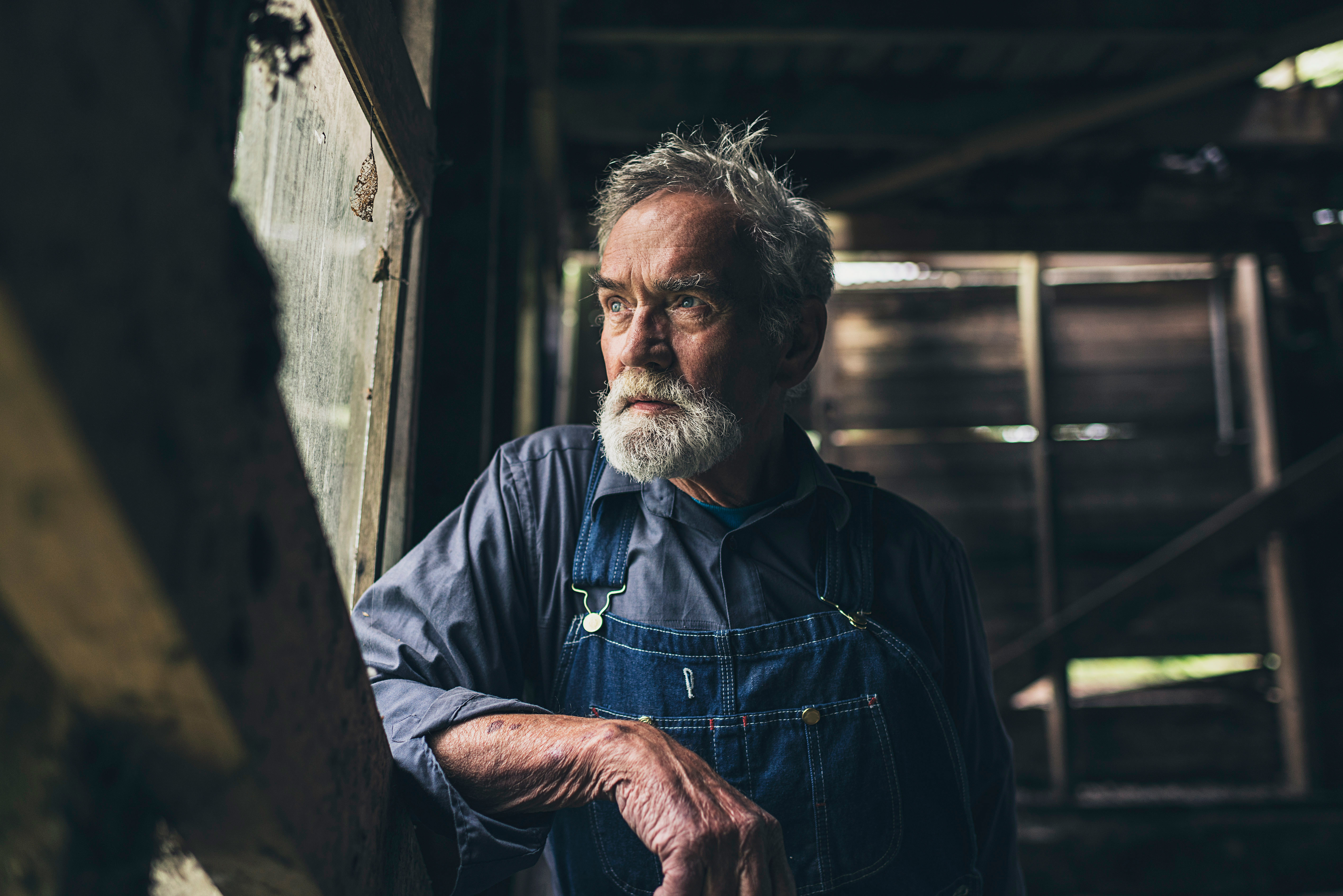 Depressed farmer