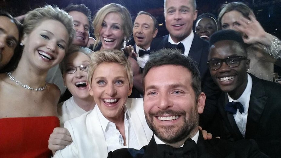 Ellen selfie oscars
