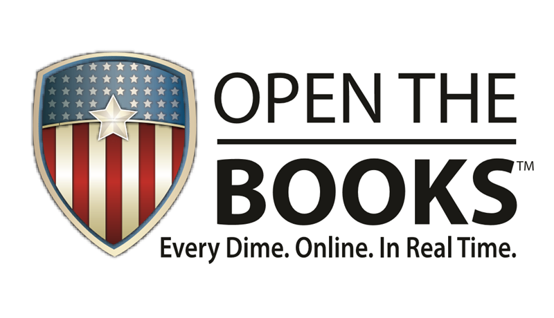 Openthebooks logo