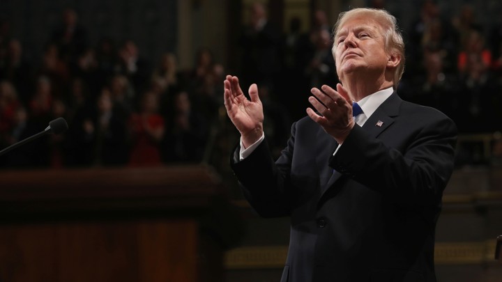 Trump clapping