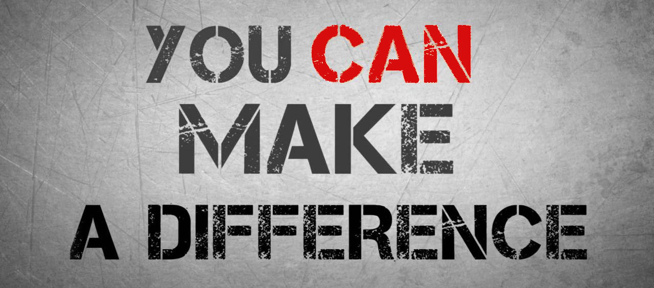 You can make a difference copy