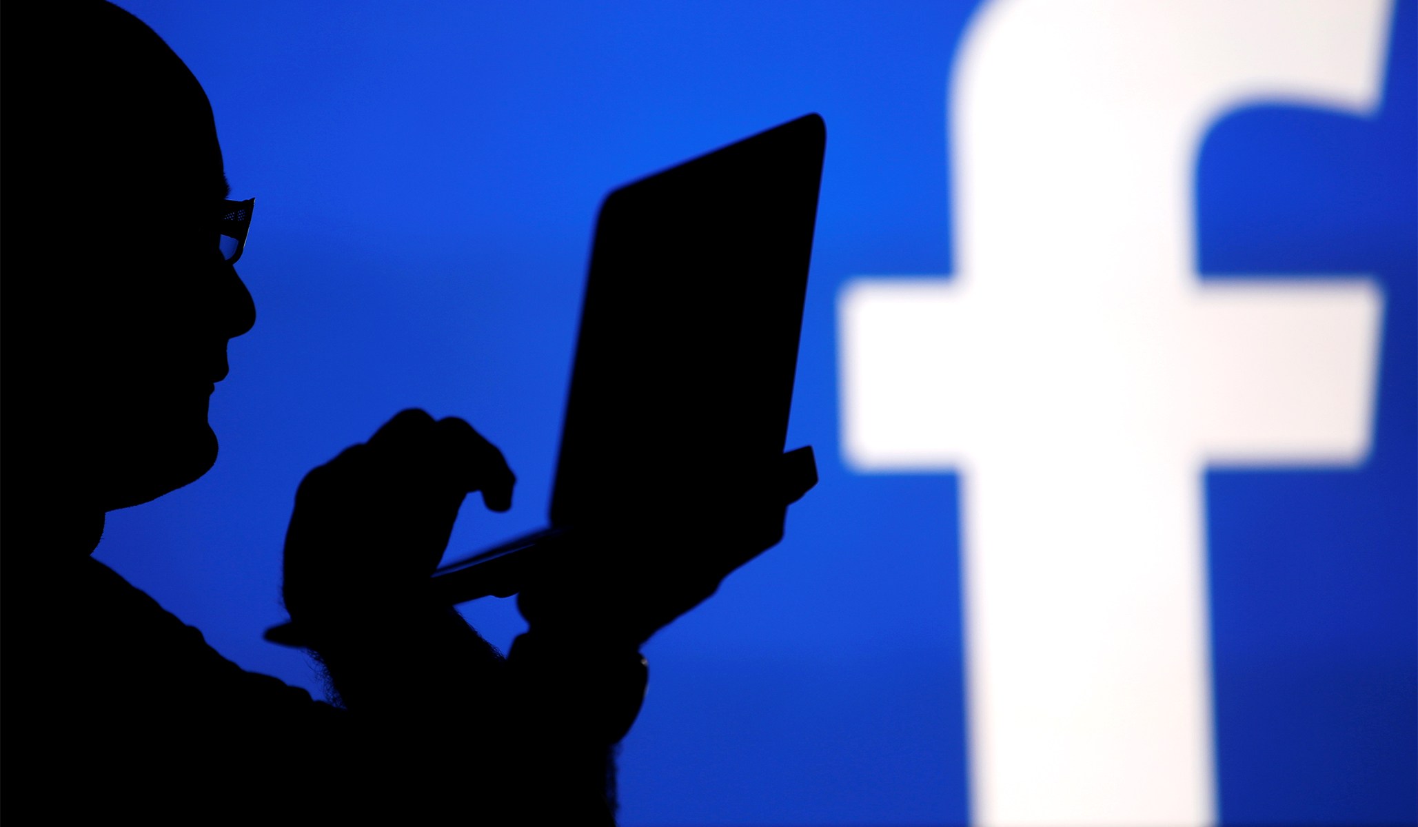 Facebook user illustration