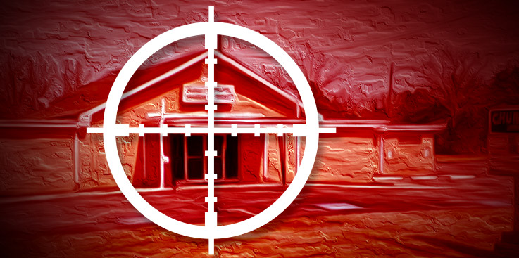 Church under fire large