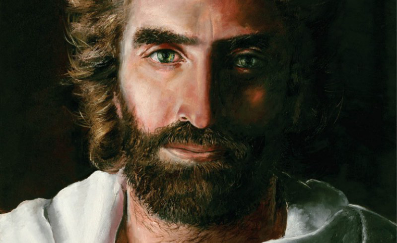 Jesus drawing