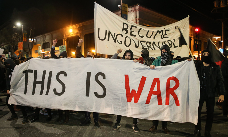 Violent protests uc berkeley