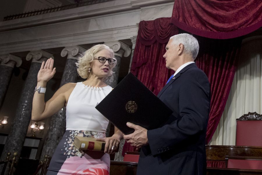 Krysten sinema sworn in 900