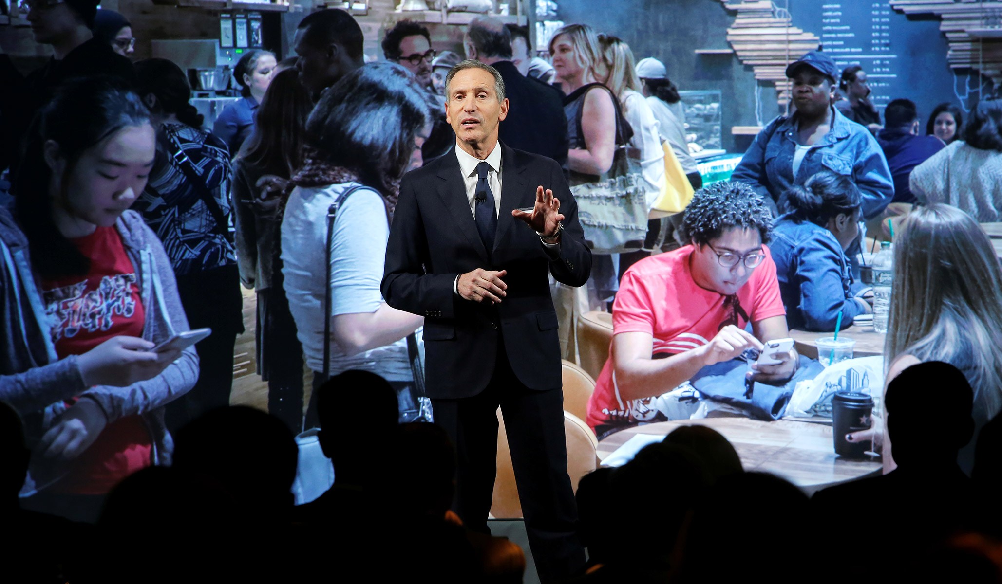 Howard schultz shareholder speech
