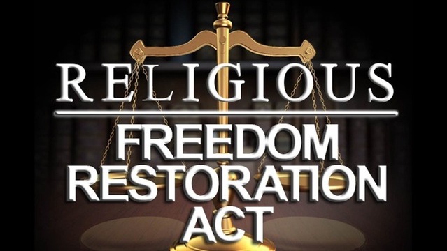 Religious freedom restoration act