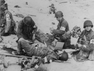 Wounded on D-Day