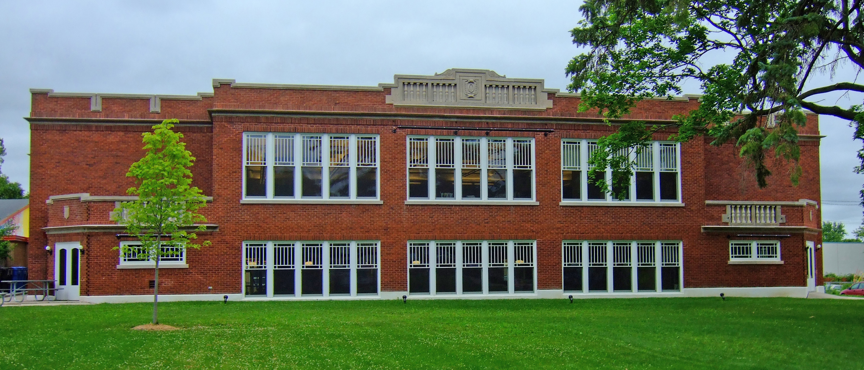 Red brick school