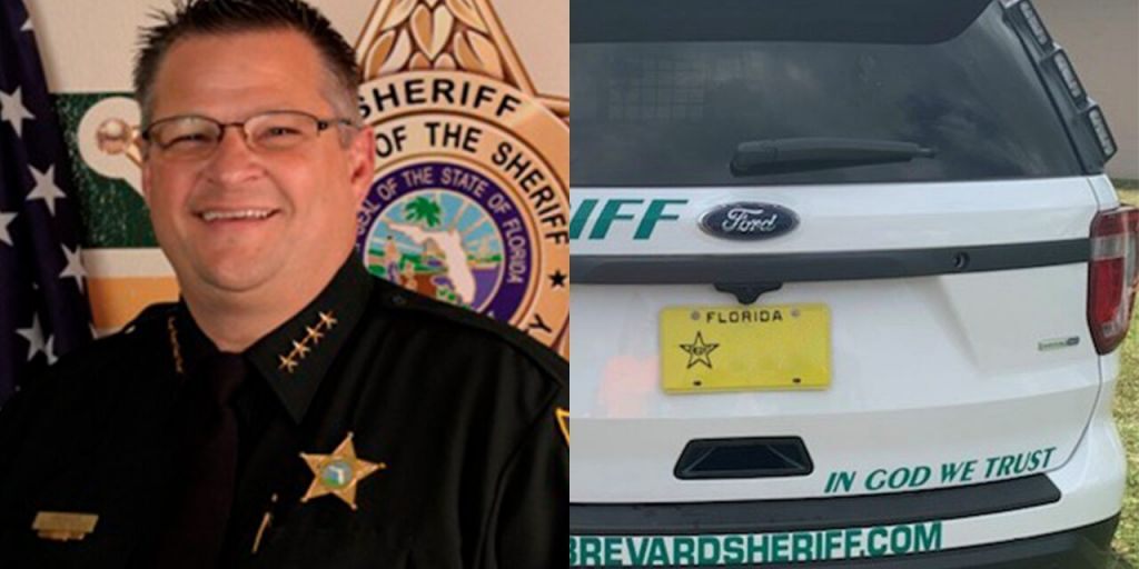 'In God We Trust' Decals on Florida Patrol Cars